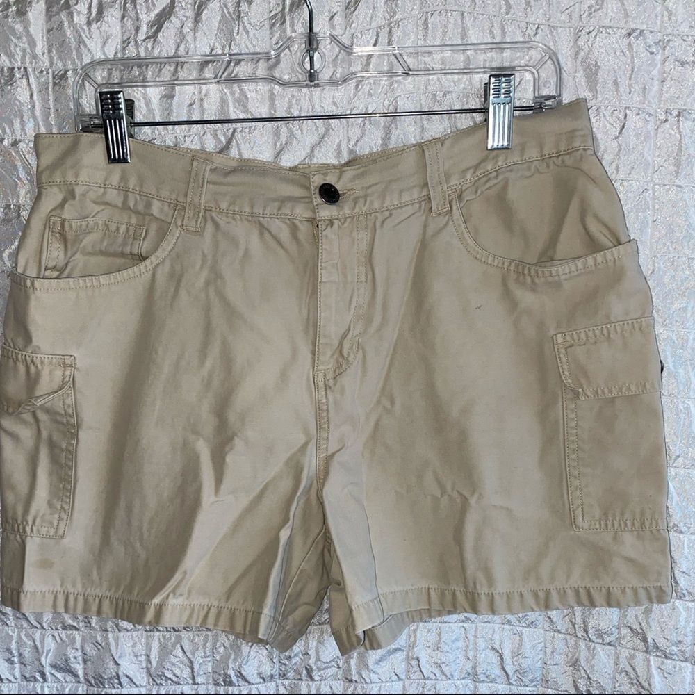 NorthCrest  khaki cargo shorts